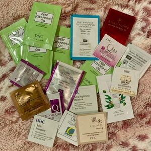 DHC brand Japanese Beauty Samples - Lot of 20+ New Packets